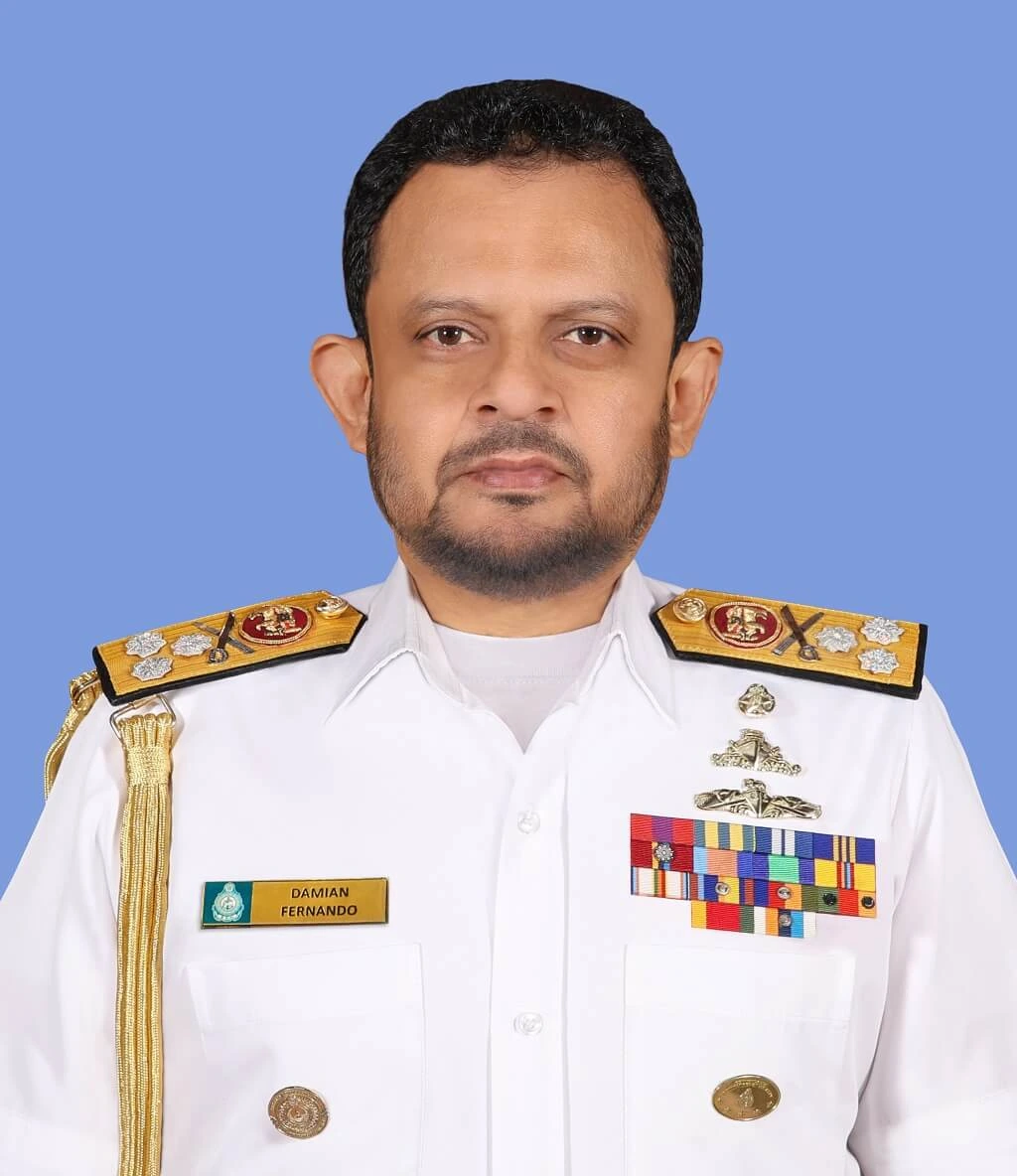 Vice Admiral Damian Fernando - Commander of the Navy