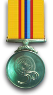 50th Independence Anniversary Commemoration Medal